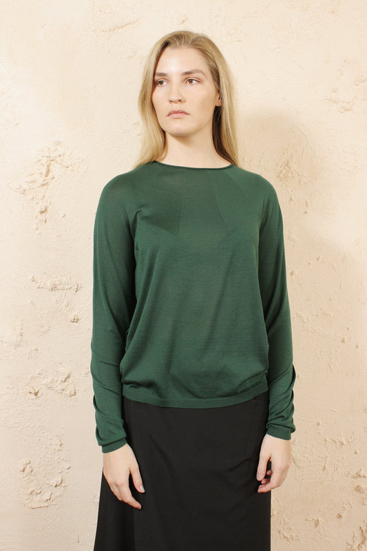 KATA GREEN SILK KNIT
