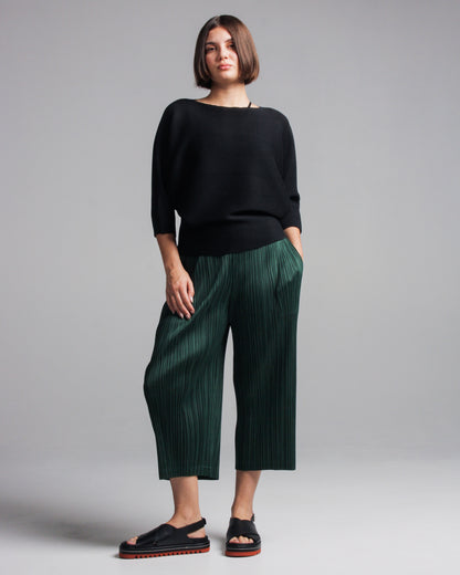 Black Dolman Stretch Top