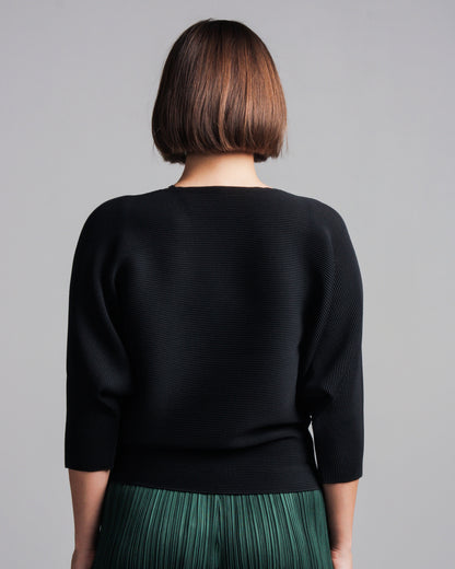 Black Dolman Stretch Top