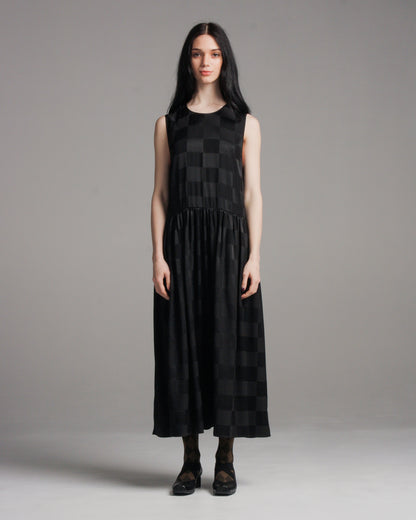 Black Check Ardal Dress
