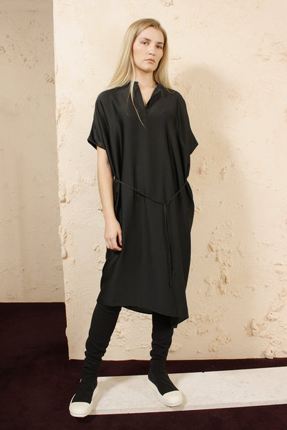 DIPHA BLACK TUNIC DRESS