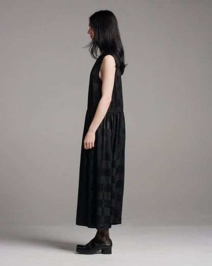 Black Check Ardal Dress