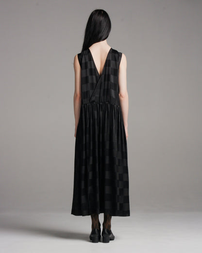 Black Check Ardal Dress