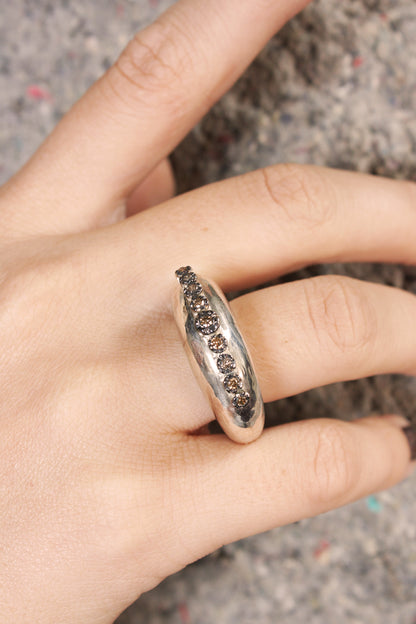 Brendon Cognac Diamond Ring