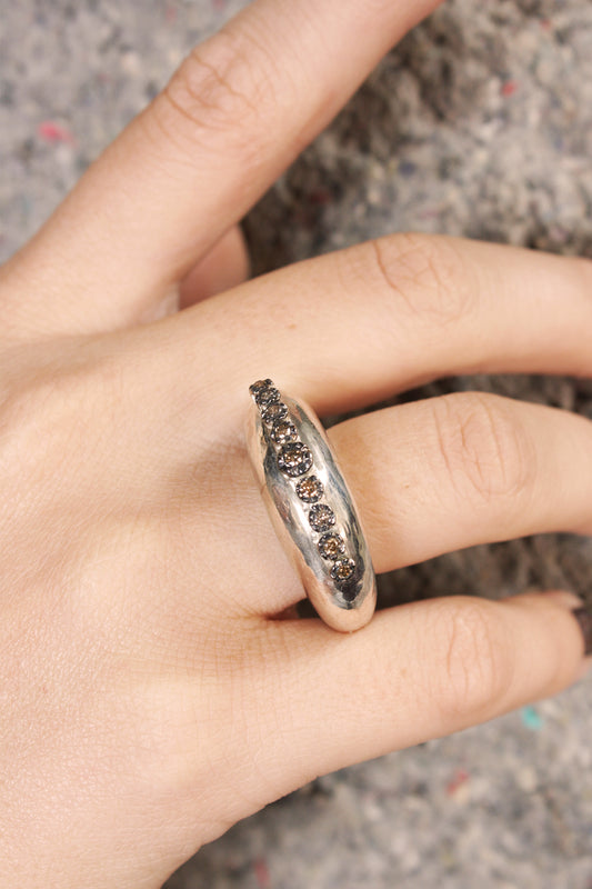 Brendon Cognac Diamond Ring