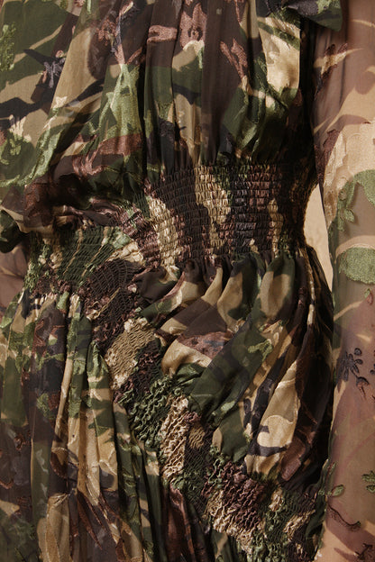 Stephanie Camo Dress
