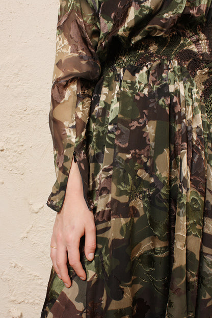Stephanie Camo Dress