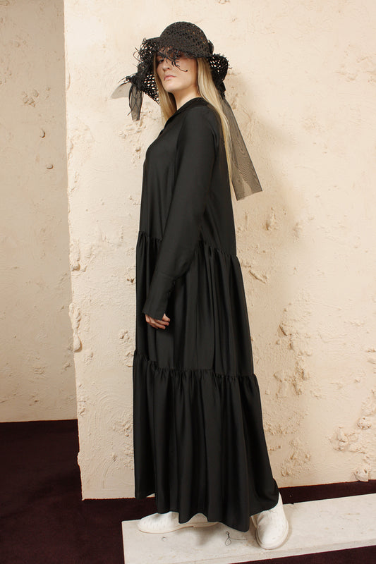 DASHAK LONG BLACK DRESS