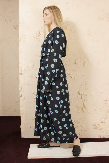 DARKA FLORAL DRESS WITH TWIST