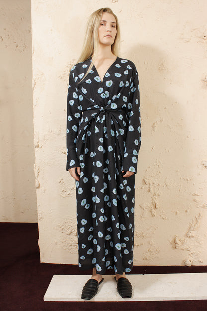DARKA FLORAL DRESS WITH TWIST