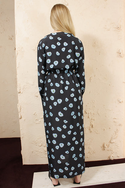 DARKA FLORAL DRESS WITH TWIST