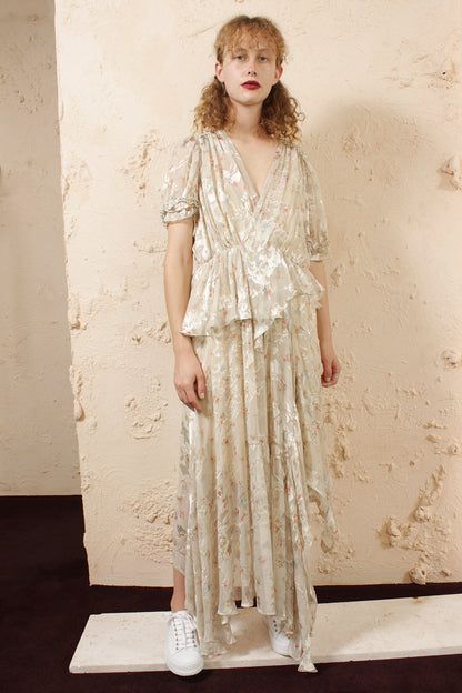 Jayma Nude Floral Dress
