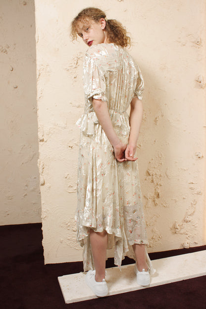 Jayma Nude Floral Dress