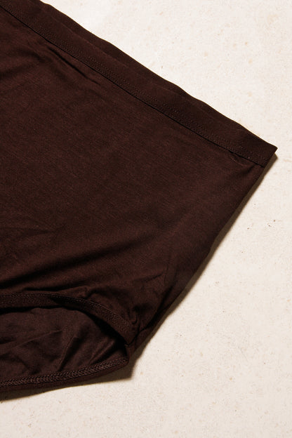 Brown Highwaist Bell Pants
