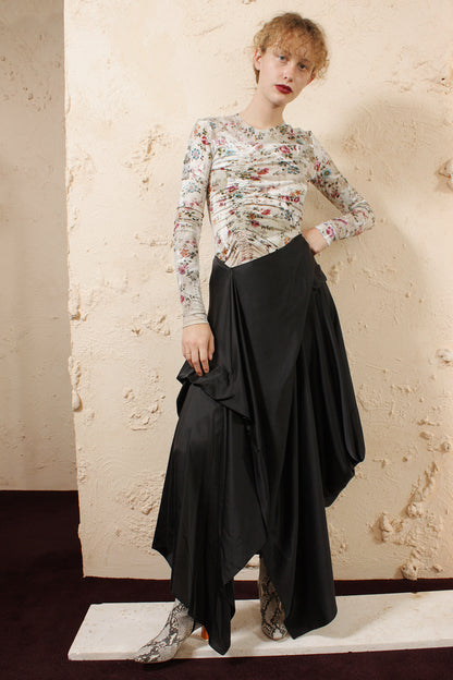Ray Satin Skirt