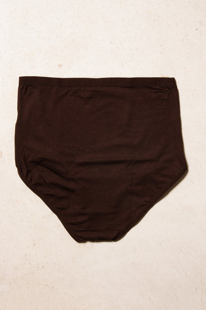 Brown Highwaist Bell Pants