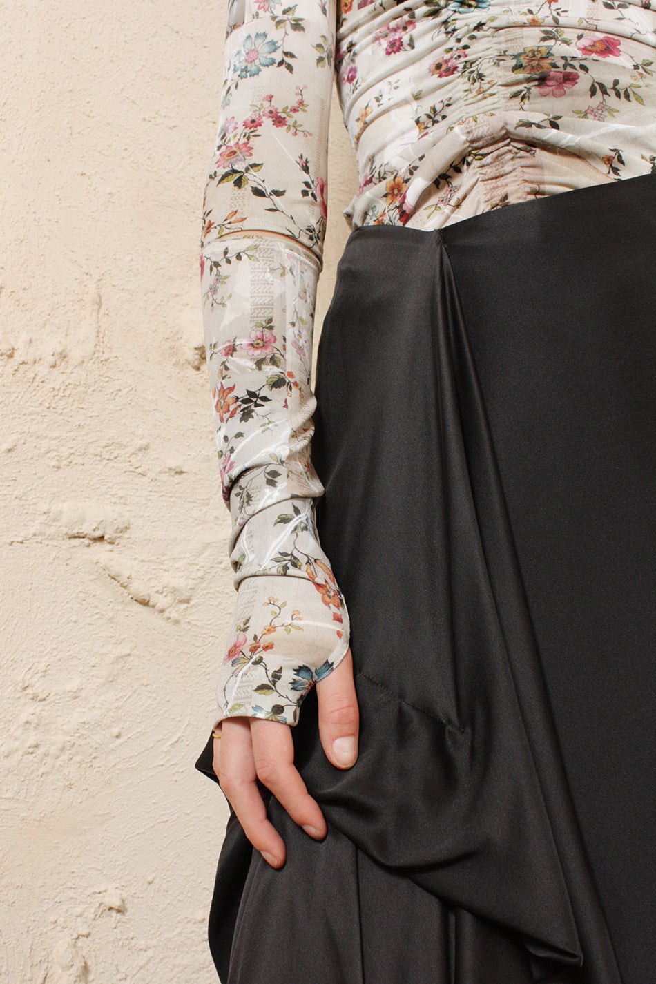 Marcia Nude Floral Top – Dilettante