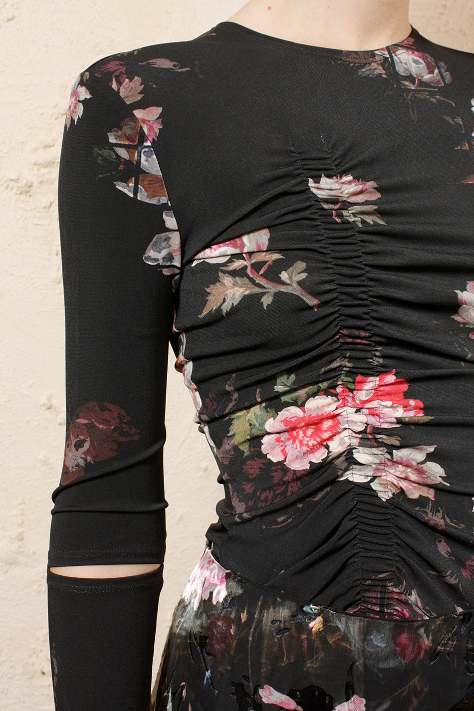 Marcia Black Floral Top