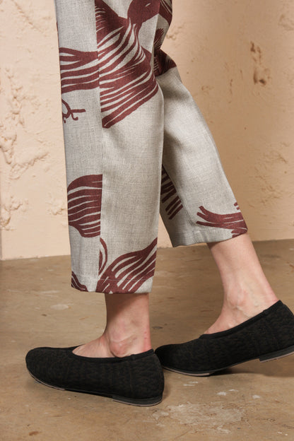 Jacquard Knit Shoes Black