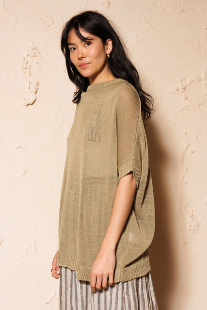 Olive Cotton Knit
