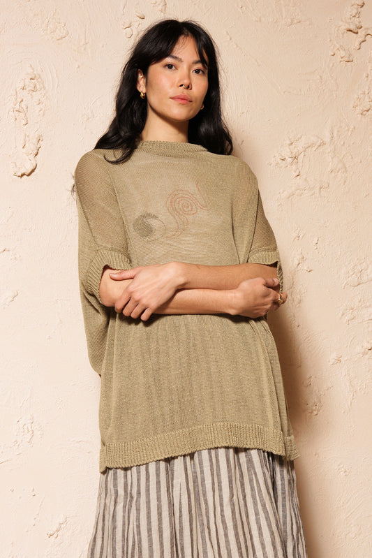 Olive Cotton Knit