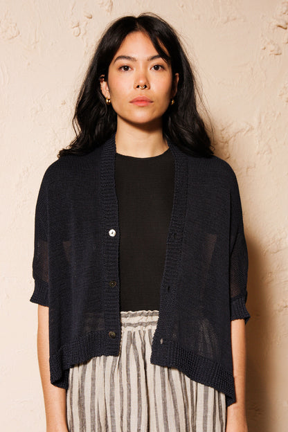 Cotton Knit Cardigan