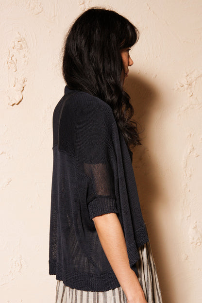 Cotton Knit Cardigan