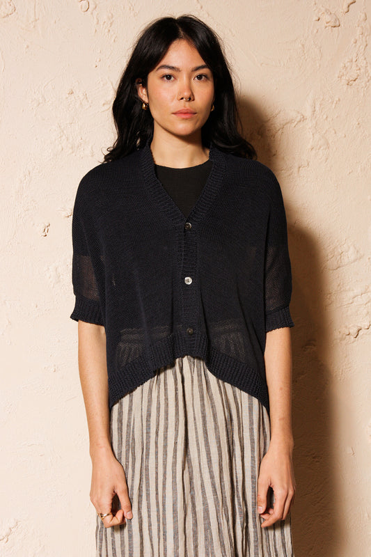 Cotton Knit Cardigan