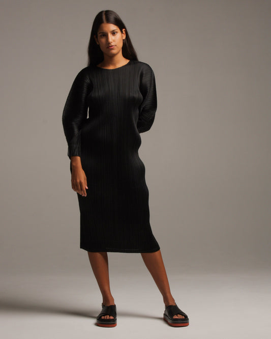 Sculpted Sleeve Dress