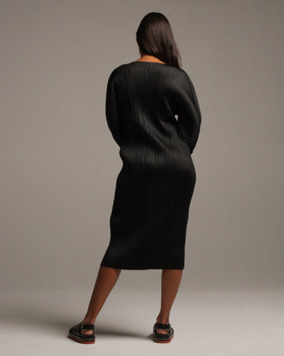 Sculpted Sleeve Dress