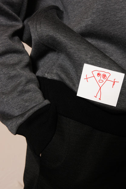 Grey Zip Sweater