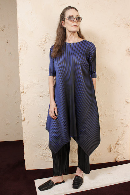 Blue Bi Colour Dress