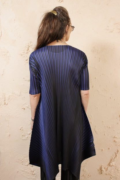 Blue Bi Colour Dress