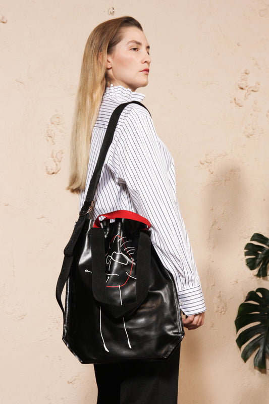 Medium Printed Shopper Bag