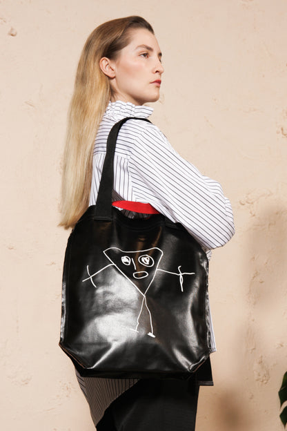 Medium Printed Shopper Bag