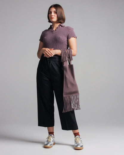 Cocoa Fringe Bag