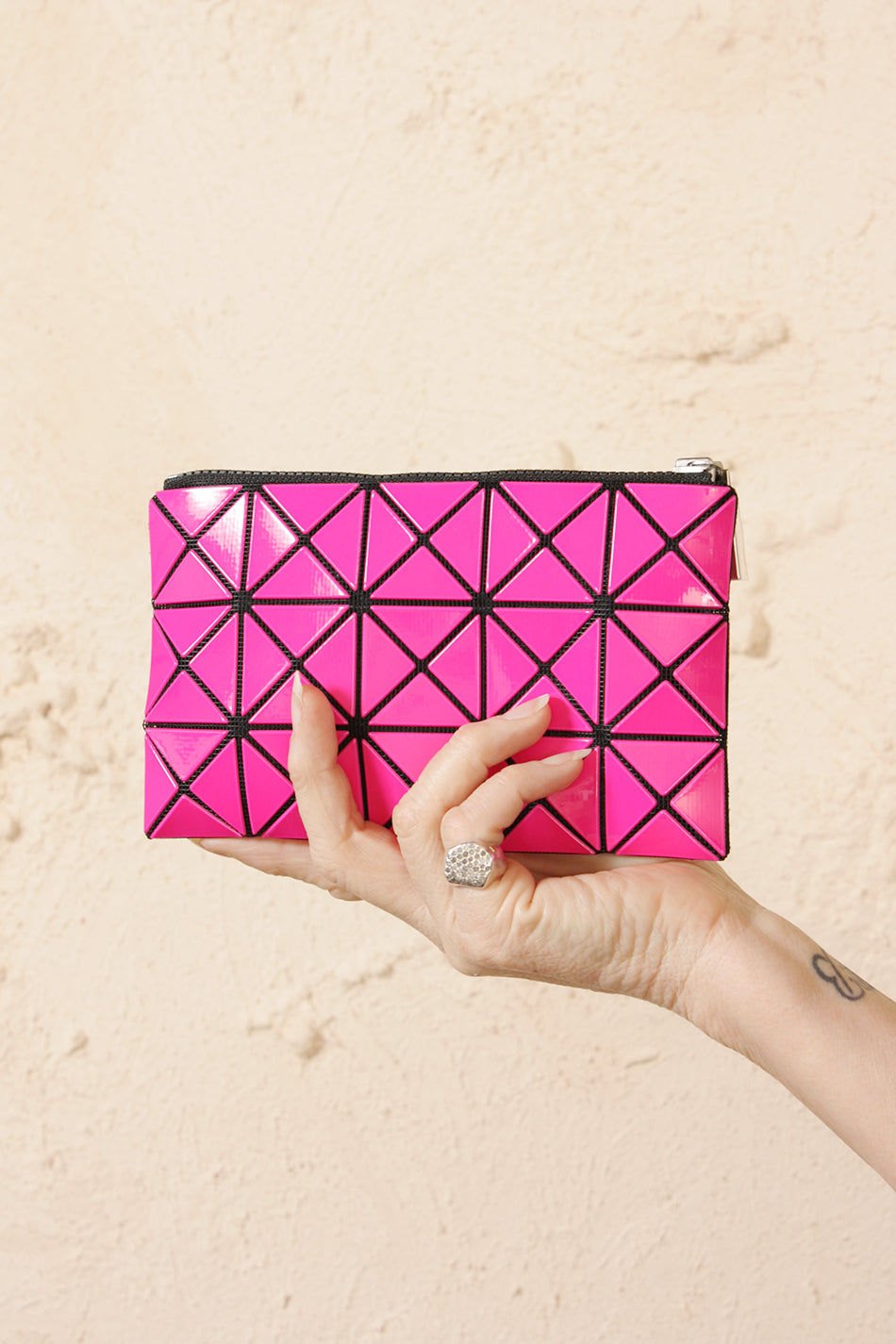 Prism Flat Pouch Pink