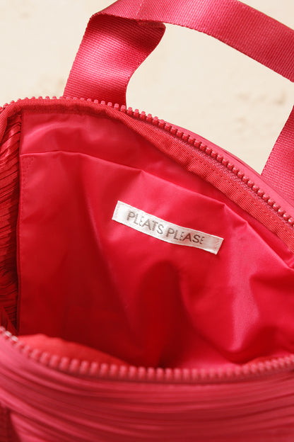Pleated Carrybag Small Pink