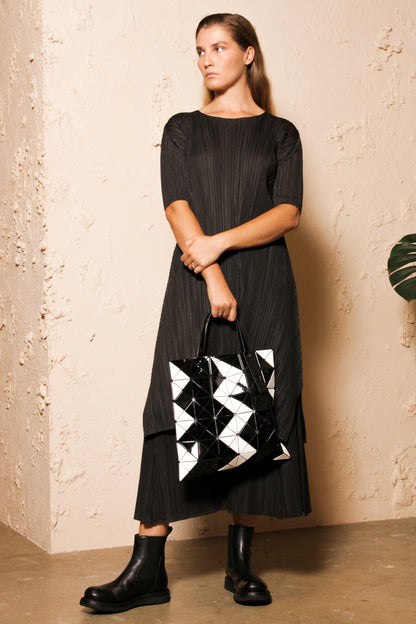 Lucent Zig Zag Tote Black