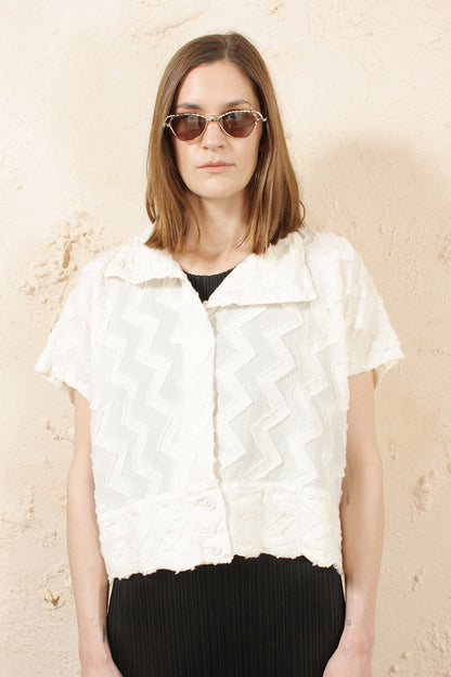 Giza Jacquared Blouse