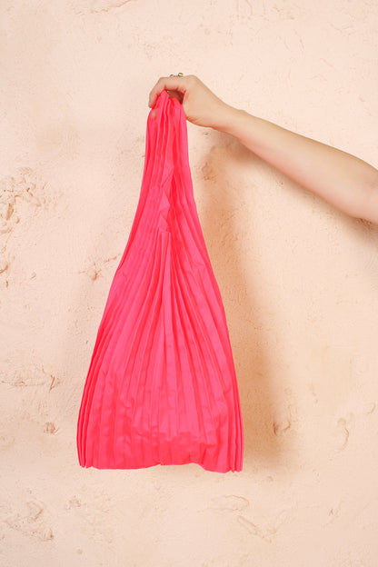 Pot Pleats Bag Red