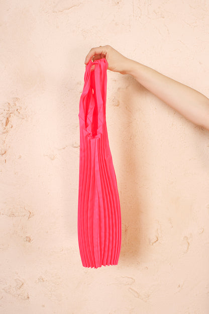 Pot Pleats Bag Red