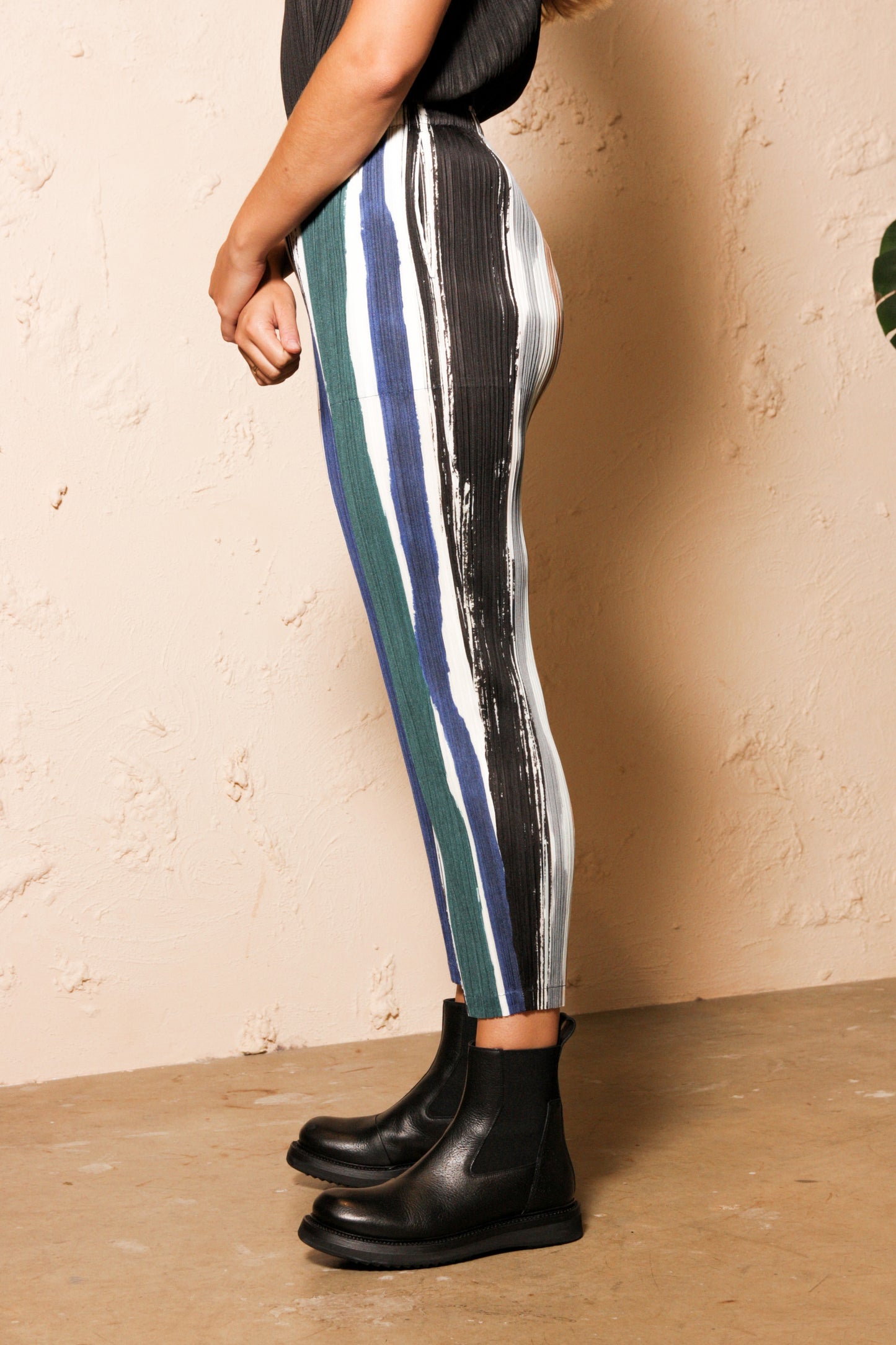Abstract Striped Trouser