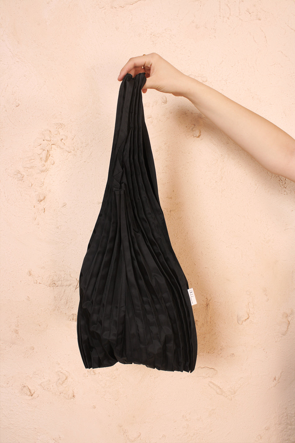 Pot Pleats Bag Black