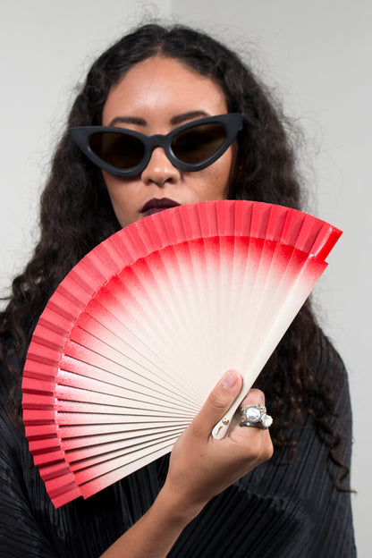 Gradient Red Fan