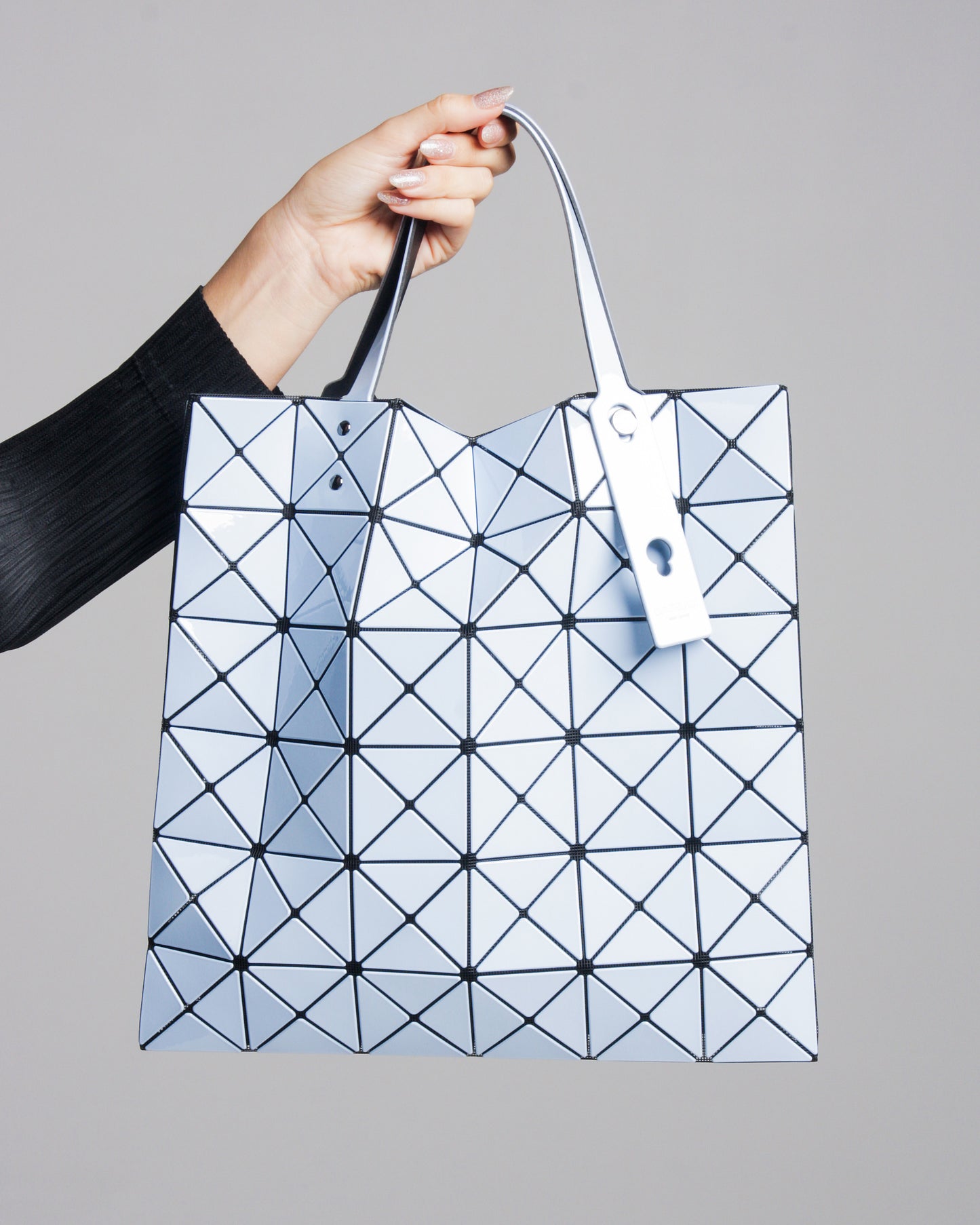 Two Tone Light Blue Lucent Tote