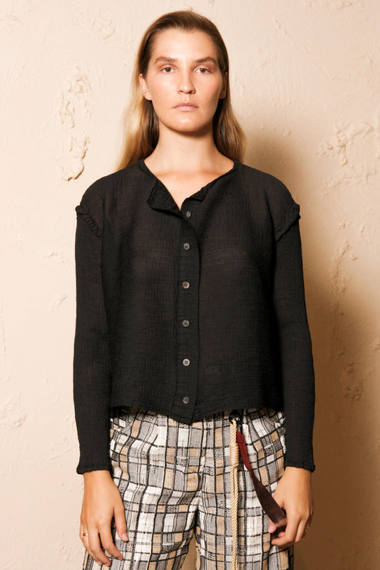 Crepe Blouse Black