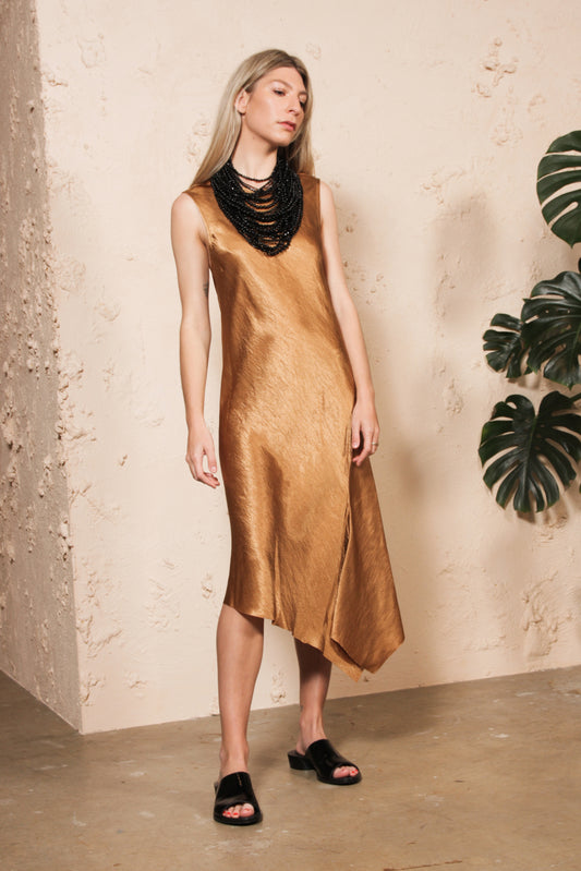 Lambeth Caramel Dress
