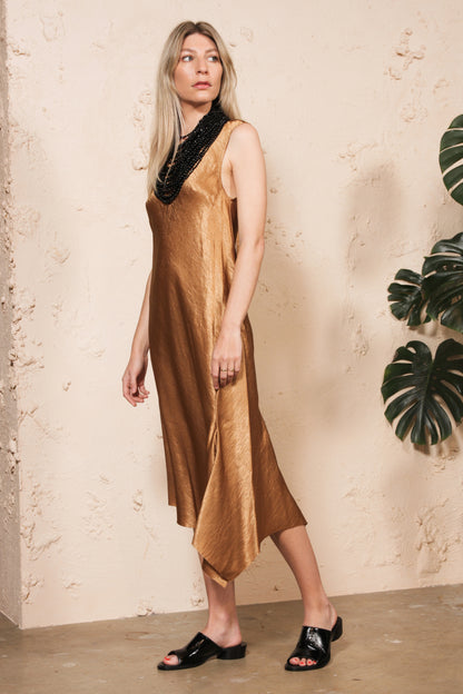 Lambeth Caramel Dress