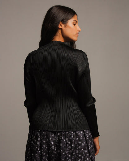 Black Classic Long Sleeve Top